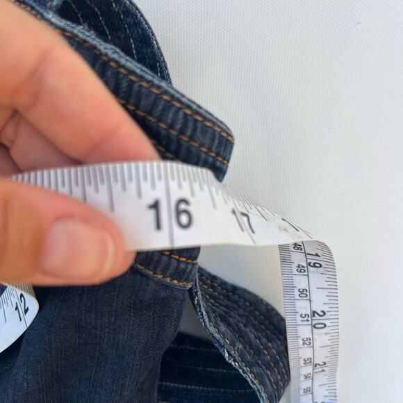 Vintage Roberto Cavalli Y2K 2000s Denim Jean Bustier Mini Dress 44 Size 8 - Picture 14 of 16